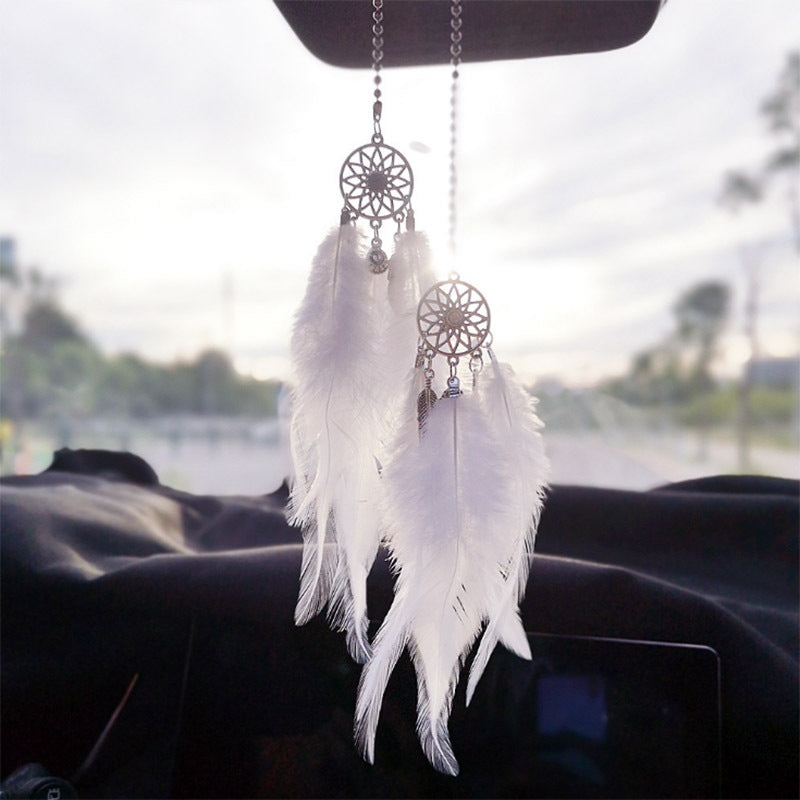 Wholesale Dream Catcher Feather Car Pendant